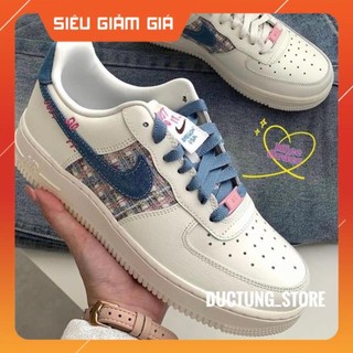 Giày af1 low just do it white blue bản mới 2023