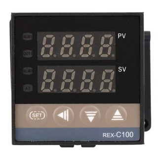Đồng hồ nhiệt độ REX-C100 out RELAY hoặc SSR điện áp 220VAC kích thước 48x48 nhiệt độ 400°C, 1300°C