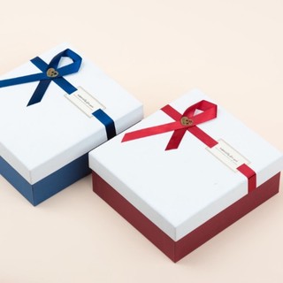 Hộp Giấy Đựng Quà Sinh Nhật SAHA Gắn Nơ Nhiều Size To Cao Cấp Thích Hợp Làm Quà Tặng Người Thân