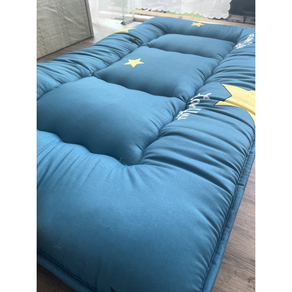 Nệm cho bé đi học, nệm em bé, nệm học sinh, Đệm em bé chất vải cotton dày 5cm họa tiết đẹp