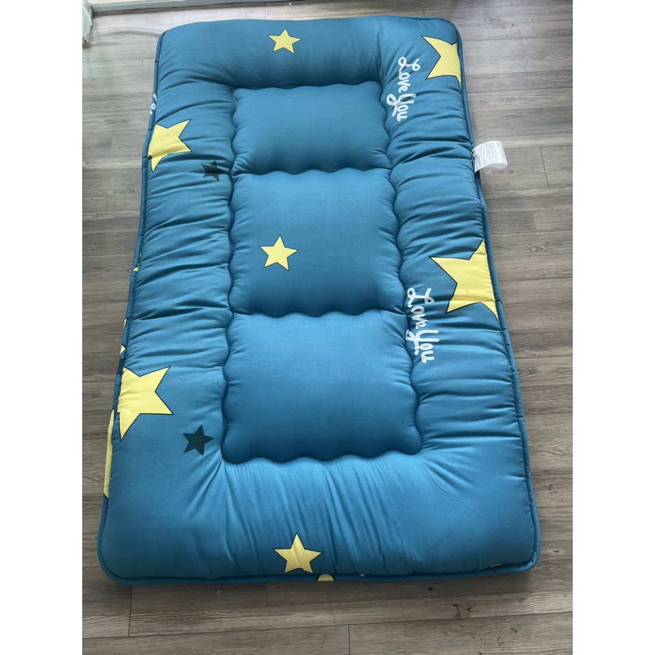 Nệm cho bé đi học, nệm em bé, nệm học sinh, Đệm em bé chất vải cotton dày 5cm họa tiết đẹp