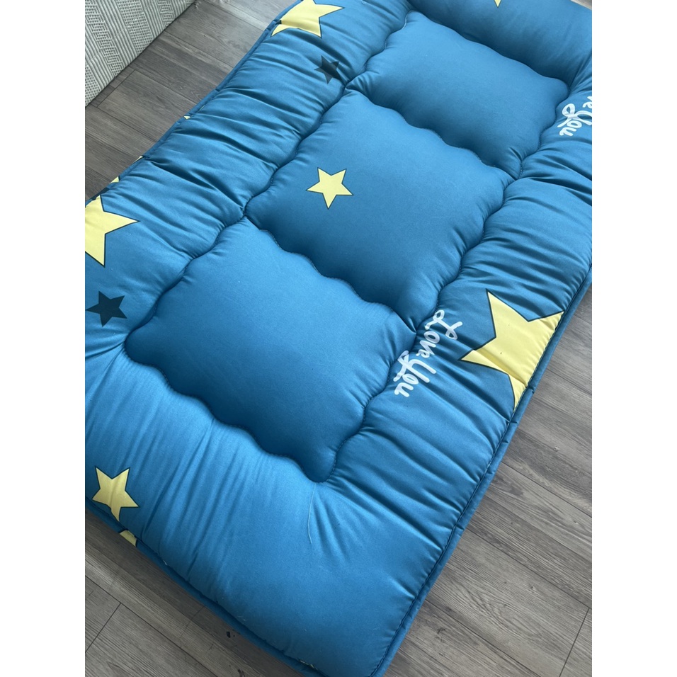 Nệm cho bé đi học, nệm em bé, nệm học sinh, Đệm em bé chất vải cotton dày 5cm họa tiết đẹp