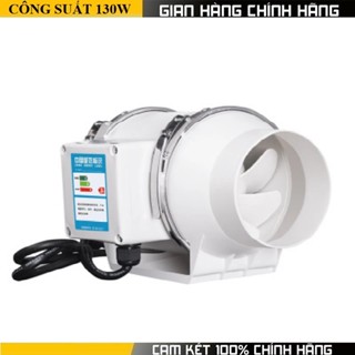  Quạt hút thông gió đường ống tròn Silent Phi 75mm-250mm cực mạnh 