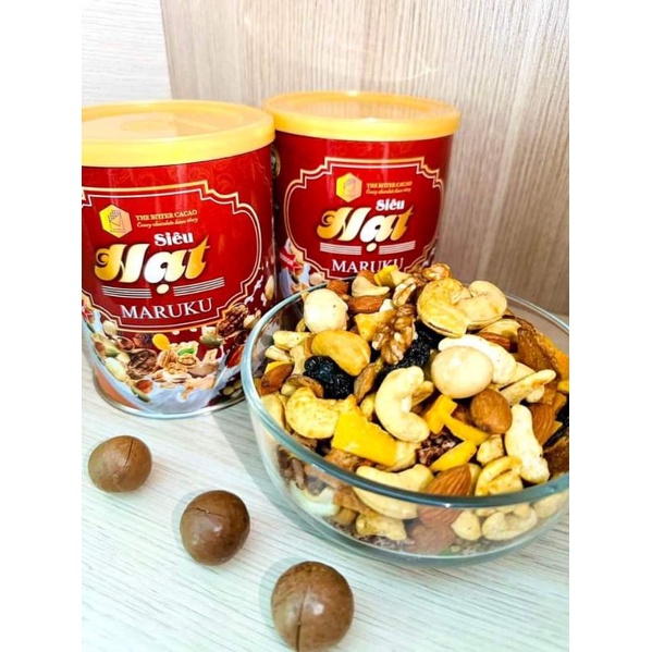 Hạt ngũ cốc Siêu Hạt granola Maruku Siêu Hạt dinh dưỡng ăn liền