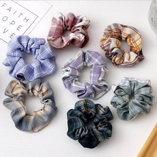 Dây buộc tóc scrunchies lụa mềm BAG U CHUNVAIGAU08
