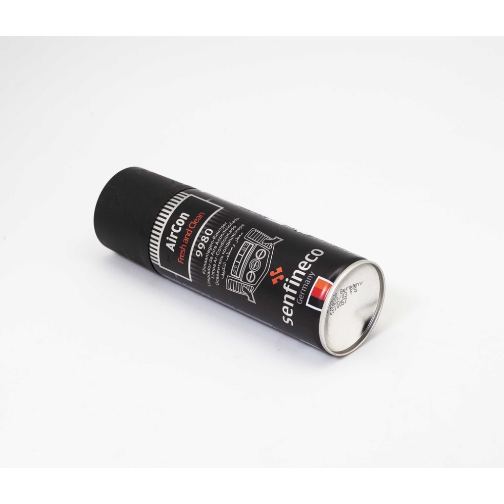 Xịt khử mùi điều hòa, nội thất ô tô hương chanh Senfineco 9980 AirCon Fresh And Clean dung tích 200ml