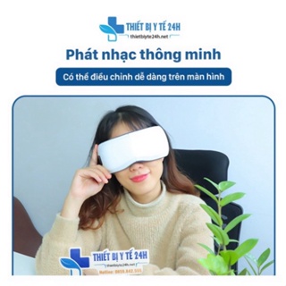 Máy massage mắt thông minh HY-01 giảm quầng thâm, mấy mát xa mắt TÚI KHÍ