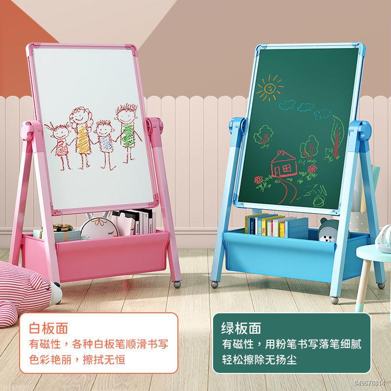 Bảng vẽ trẻ em cho bé từ tính 2 mặt giảng dạy tại nhà bảng đen nhỏ khung tô màu graffiti viết được bảng trắng