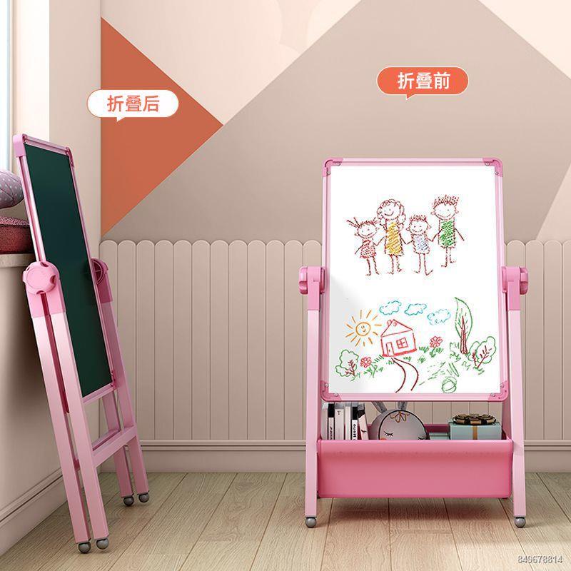 Bảng vẽ trẻ em cho bé từ tính 2 mặt giảng dạy tại nhà bảng đen nhỏ khung tô màu graffiti viết được bảng trắng