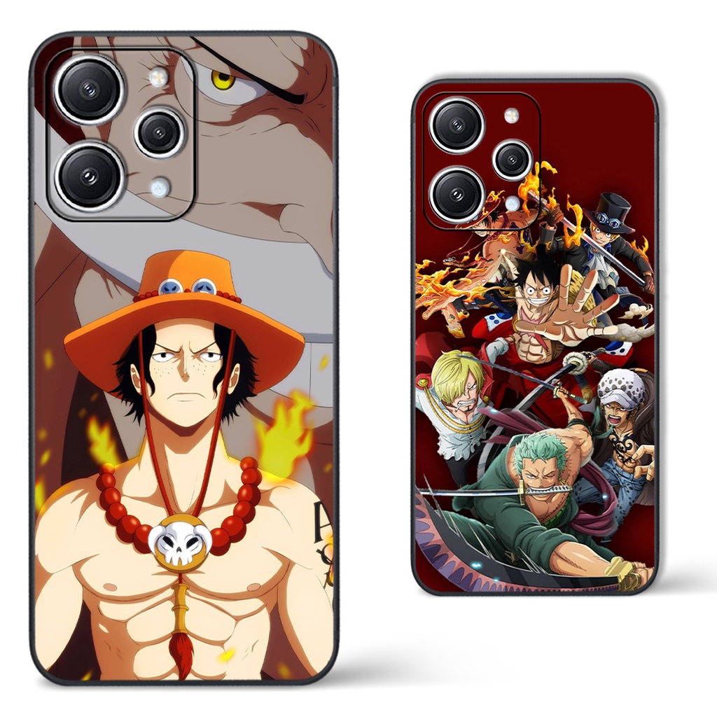 Ốp Xiaomi Redmi 12 in hình lu.ffy one.piece bao đẹp bao ngầu