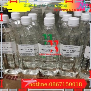 Dung dịch axit acetic 3%, chai/500ml