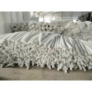 Combo 5 cây xốp tròn dài 2 mét 4cm cắm hoa sáp, lụa...