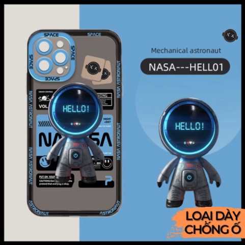 Ốp lưng iphone ✨DECASE's ✨NASA cạnh vuông 6/6plus/6s/6splus/7/7plus/8/8plus/x/xr/xs/11/12/13/pro/max/plus/promax