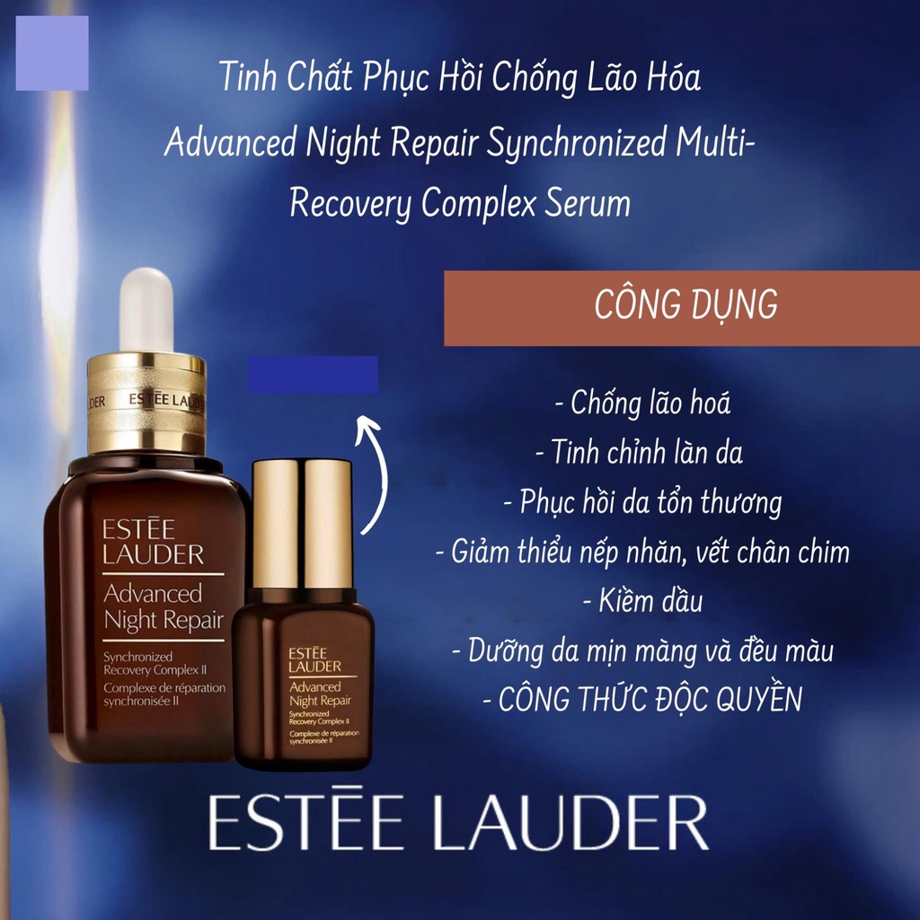 Tinh chất Estee Lauder Advanced Night Repair phục hồi chống lão hoá 15ml
