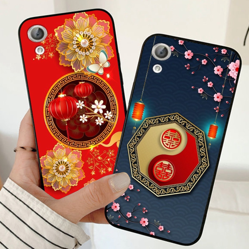 Ốp lưng huawei y6 ii / y6ii in hình hoa phong cách trung quộc 1k