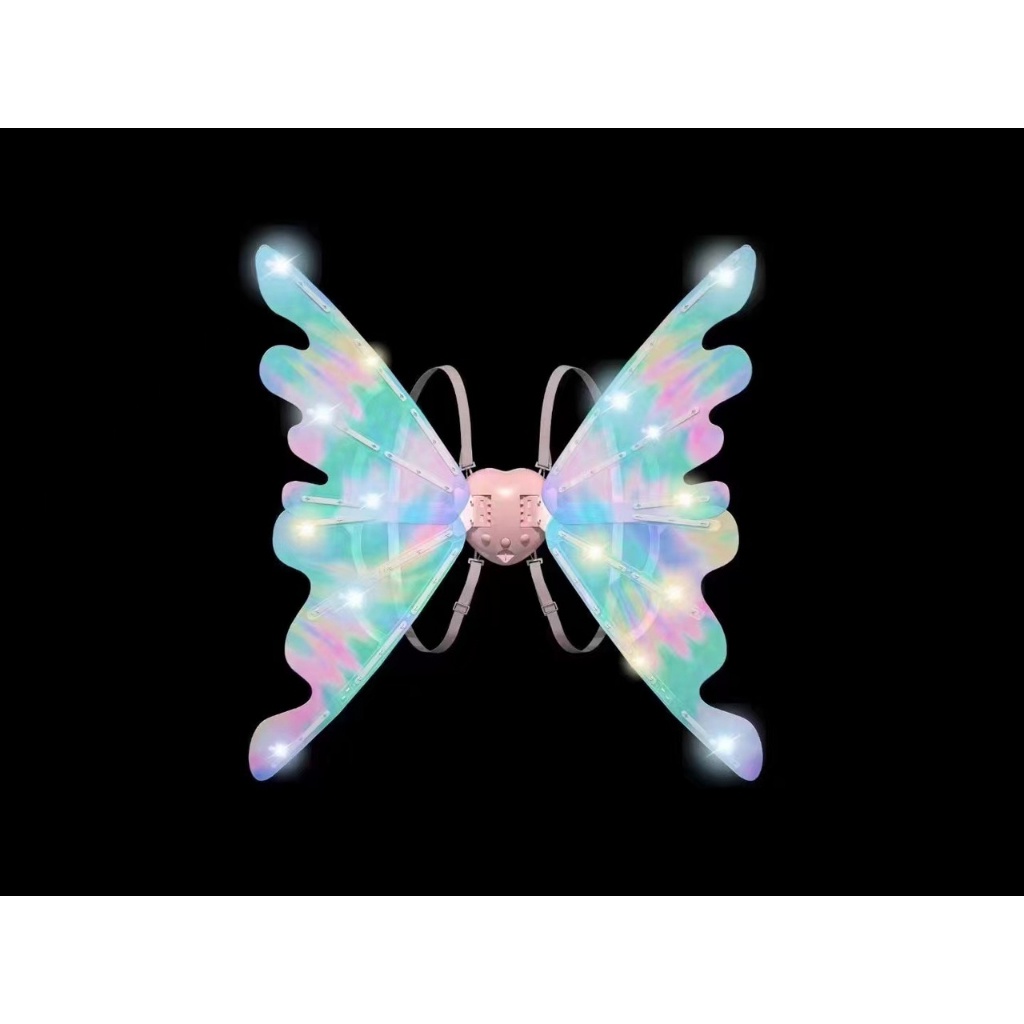 Cánh Thiên Thần Tự Vẫy Và Phát Sáng Cho Bé Gái Vui Chơi Các Ngày Lễ Hội - Đôi Cánh Thiên Thần Cho Bé Gái Vui Chơi