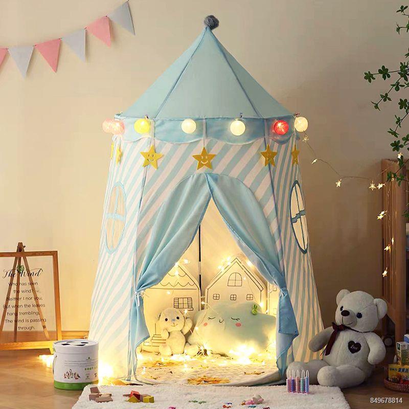 Lều trẻ em trong nhà nhà nấm ngôi nhà nhỏ gấp mẫu giáo lâu đài công chúa bé trai nhà đồ chơi nhà