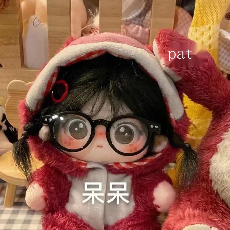 Quần áo búp bê cotton 20cm hương dâu quần áo búp bê gấu ngọt ngào và mát mẻ áo len one-piece doll dress up fat body