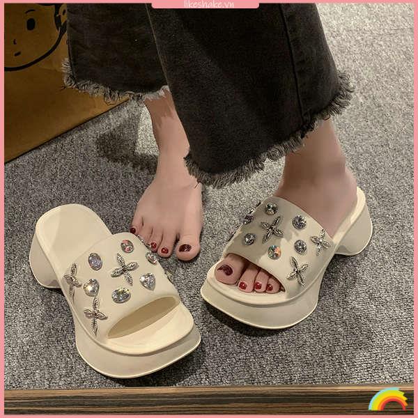 Dép dày-soled nữ thời trang mùa hè phong cách mới