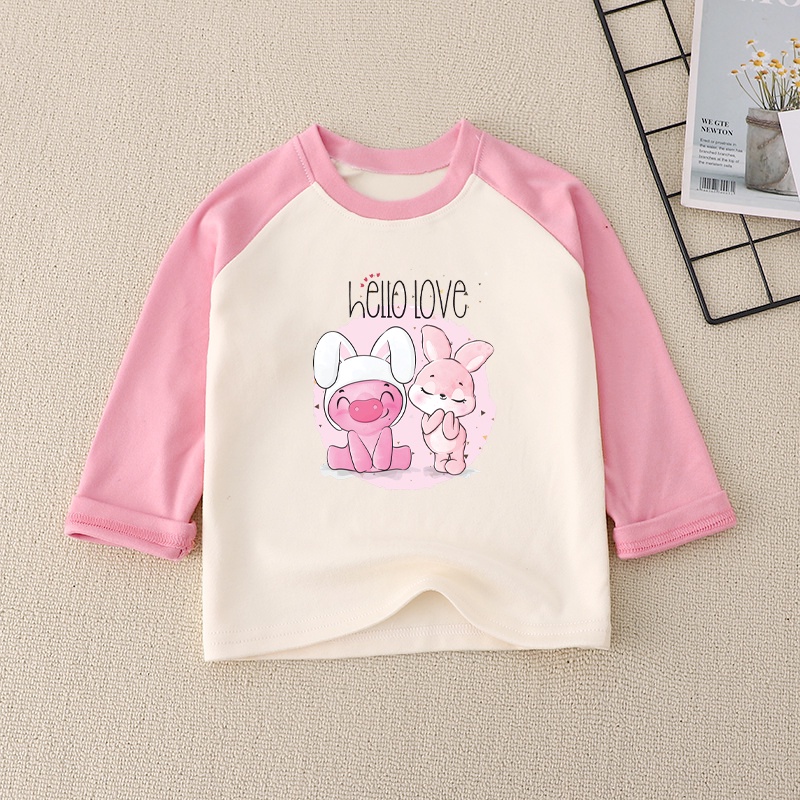 Áo Thun Dài Tay Bé Gái Bé Trai ADT02 BabyBoo Cotton Chọn Lọc, Nhẹ Nhàng, Dễ Phối Đồ