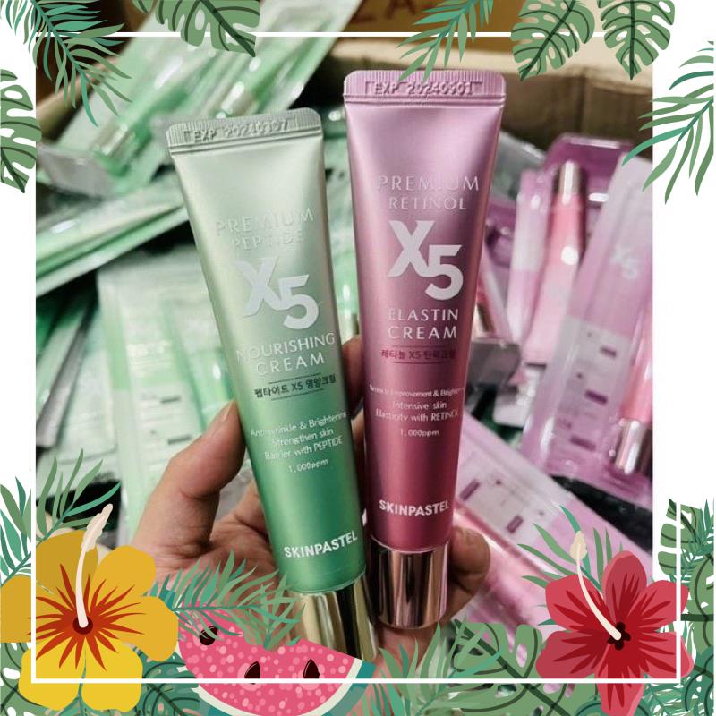 Kem Trẻ Hoá Da Retinol X5 Elastin 0,1% Cream Skinpastel 30ml