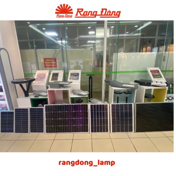 Đèn đường-ngõ xóm Năng lượng mặt trời 25W Rạng Đông siêu sáng CSD01.SL.RF 25W