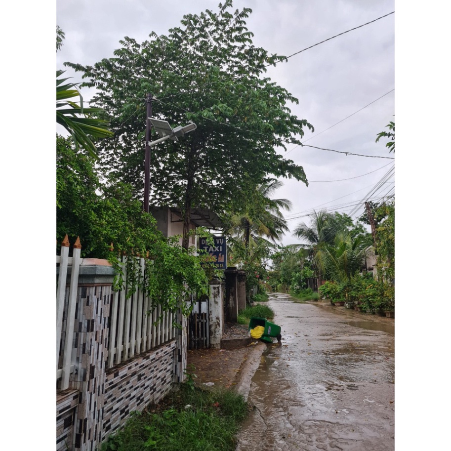 Đèn đường-ngõ xóm Năng lượng mặt trời 25W Rạng Đông siêu sáng CSD01.SL.RF 25W