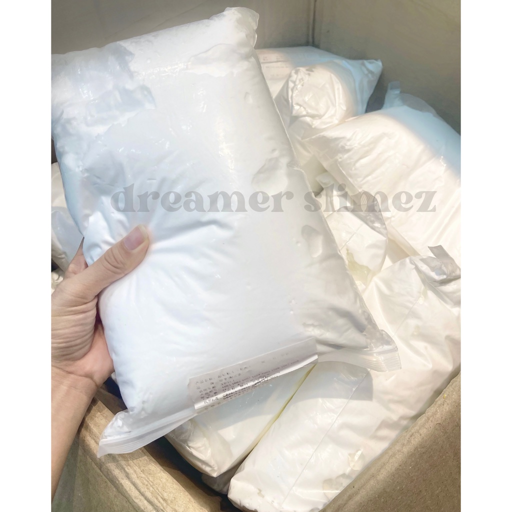 1KG ĐẤT SÉT TRẮNG TỰ KHÔ SIÊU NHẸ SIÊU MỊN - ĐẤT SÉT NẶN MÔ HÌNH TRANG TRÍ ỐP ĐIỆN THOẠI SLIME - ĐẤT SÉT THỦ CÔNG