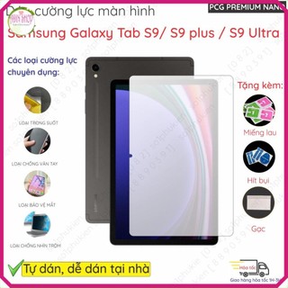 Dán màn hình cường lực samsung galaxy tab s9 5g / s9+ 5g / s9 ultra / s9 fe/ s9 fe+ nano dẻo trong suốt