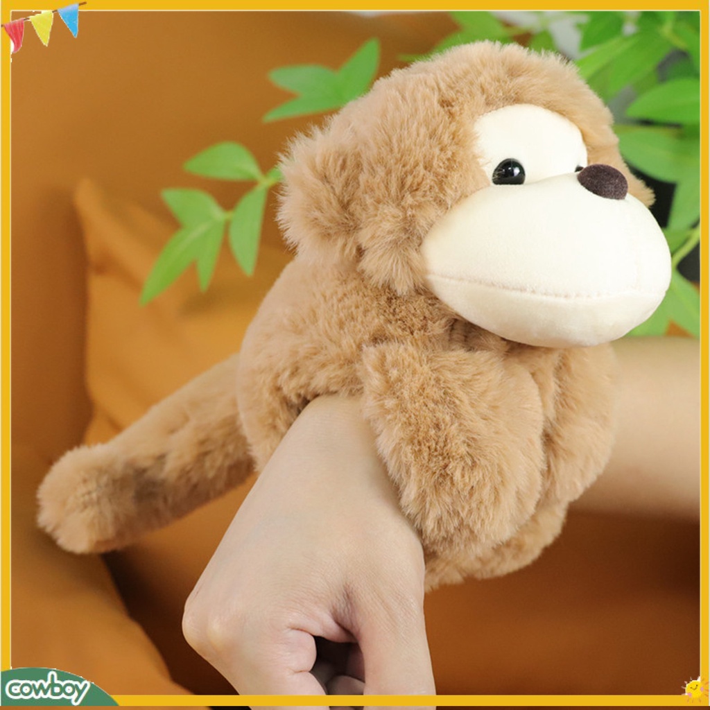 Đồ Chơi Bất Ngờ Độc Đáo Cho Bé| Thú Nhồi Bông Hình Cáo / Gấu Trúc / Khỉ / Khủng Long Hoạt Hình Dễ Thương Kèm Vòng Đeo Tay Trang Trí Nội Thất