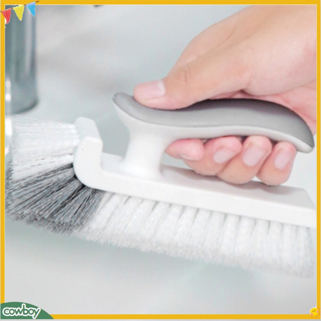 Bàn Chải Chà Ron Nhà Tắm Làm Sạch Sâu Đa Năng Có Tay Cầm Thoải Mái