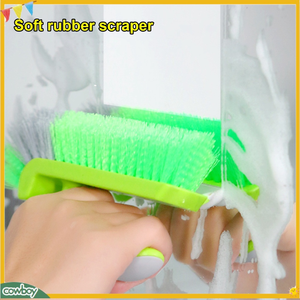 Bàn Chải Chà Ron Nhà Tắm Làm Sạch Sâu Đa Năng Có Tay Cầm Thoải Mái