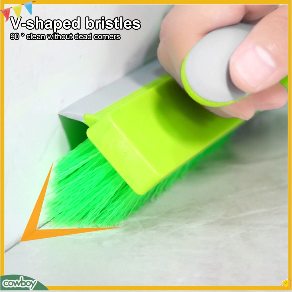 Bàn Chải Chà Ron Nhà Tắm Làm Sạch Sâu Đa Năng Có Tay Cầm Thoải Mái