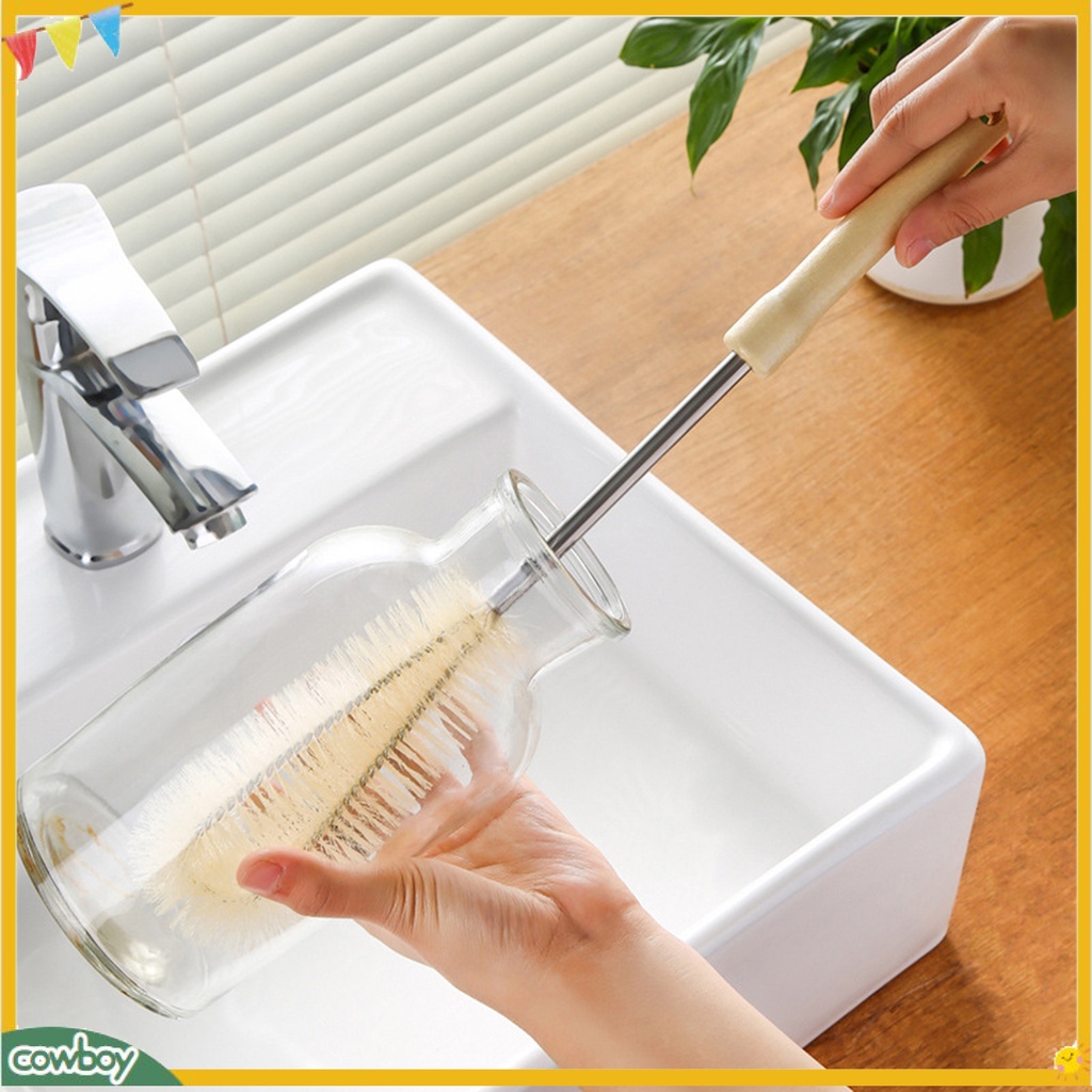 Cọ Rửa Bình Nước Không Xơ Vải