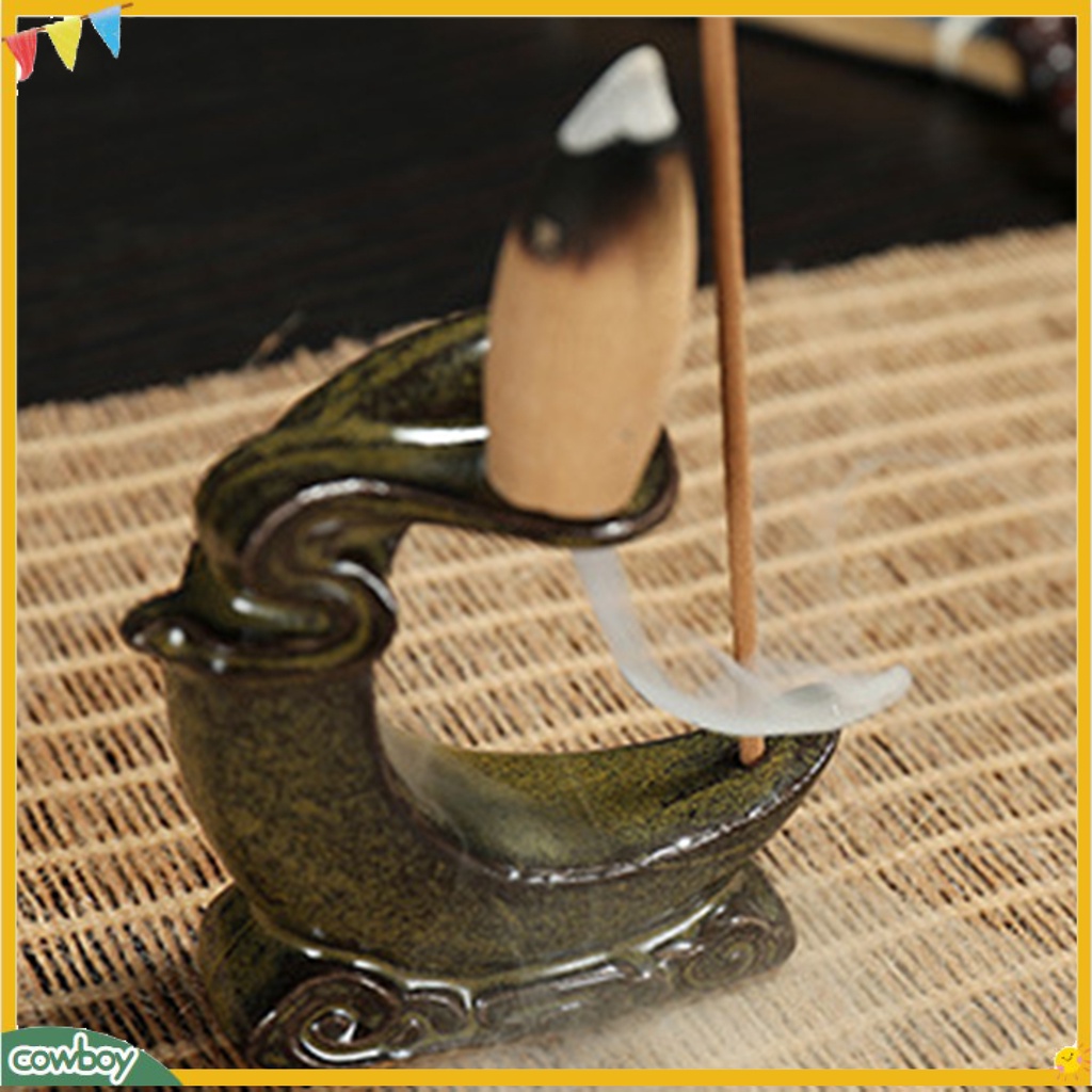 Đế đốt nhang trầm hương khói thác trang trí nhà cửa