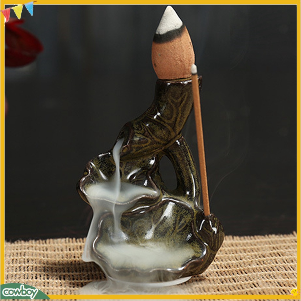 Đế đốt nhang trầm hương khói thác trang trí nhà cửa