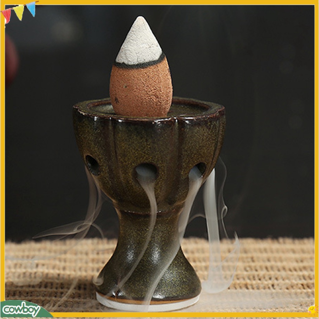 Đế đốt nhang trầm hương khói thác trang trí nhà cửa