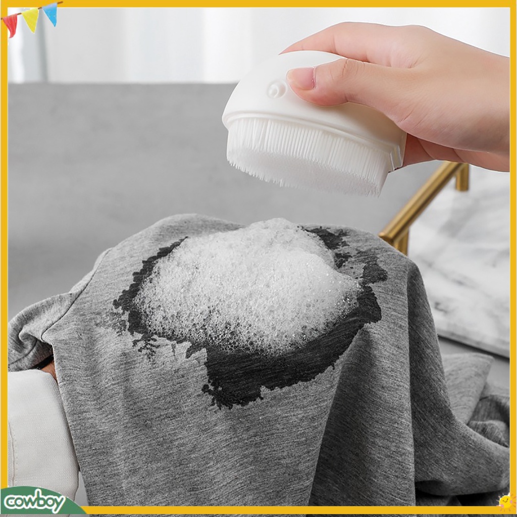 Bàn chải giặt đồ bằng nhựa thiết kế hình cá voi đáng yêu tiện dụng