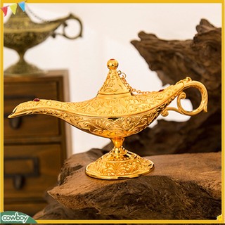 (cowboy) Mô hình chậu cây đèn thần aladin phong cách vintage trang trí nội thất