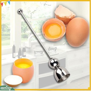 (cowboy) Dụng cụ đập trứng bằng thép không gỉ tiện lợi cho gia đình