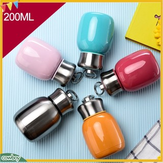 (cowboy) Bình Nước Giữ Nhiệt Bằng Thép Không Gỉ Dung Tích 200ml