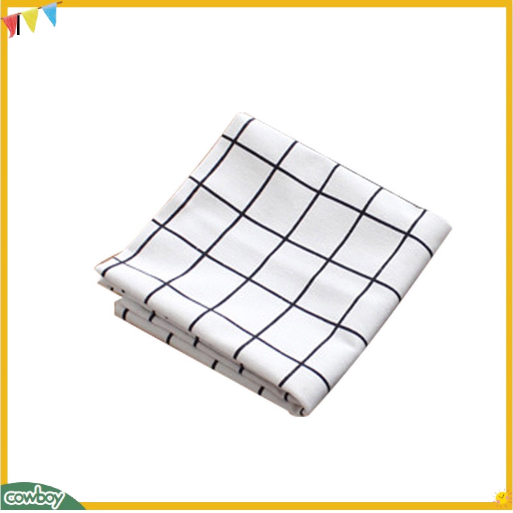 Khăn Trải Bàn Kích Thước 40x60cm Vải Linen Cotton Họa Tiết Đơn Giản Trang Trí Bàn Ăn