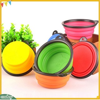(cowboy) Tô ăn uống silicone gấp gọn lại được chất lượng cao dành cho thú cưng