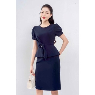 Đầm dáng ôm, tà bong đính đá mmoutfit da1222561