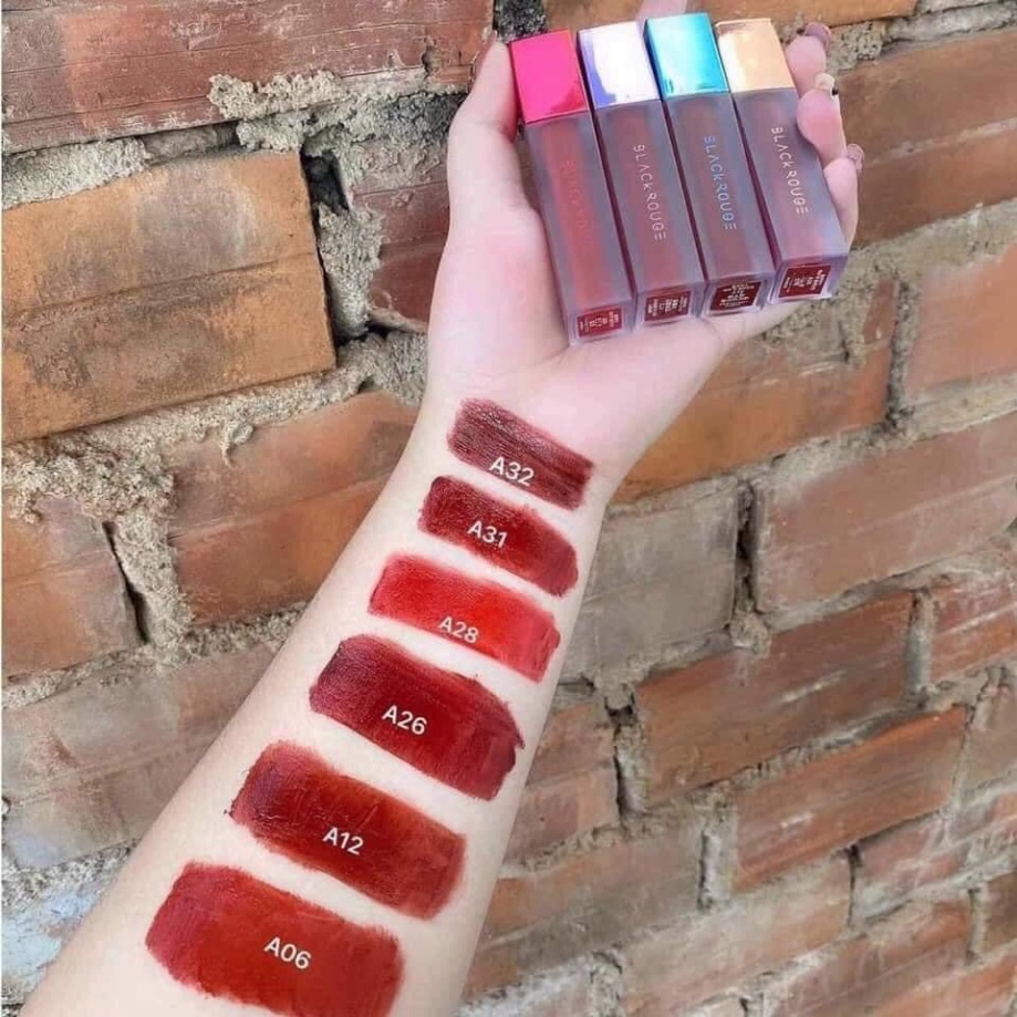 Son Blackrouge A12 đỏ nâu - A32 đỏ đất - A26 đỏ gạch tone màu hot trend