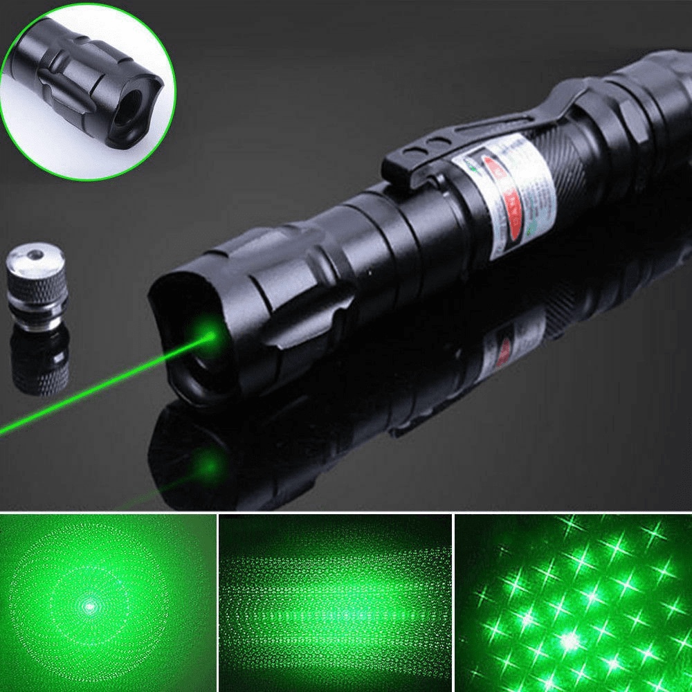 Giá tận gốc Đèn pin Laser YL-303, tia xanh lá, cực mạnh, siêu sáng - hàng chuẩn