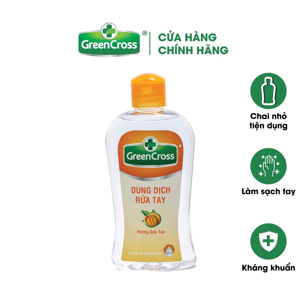 Nước Rửa Tay Green Gross Hương Dưa Táo Chai 250ml - 100363578