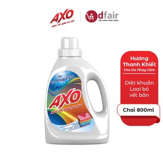 Nước Tẩy Quần Áo Màu AXO Hương Thanh Khiết (Cho Da Nhạy Cảm) Chai 800ML-100508718