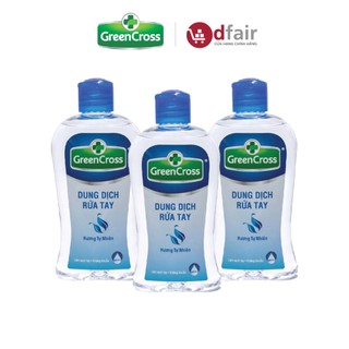 Combo 3 Chai Nước Rửa Tay Khô Green Cross Hương Tự Nhiên Chai 250ml