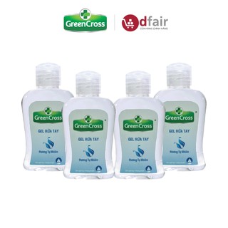 Combo 4 Gel Rửa Tay Khô Green Cross Hương Tự Nhiên Chai 100ML
